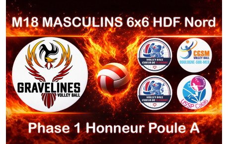 CMR - M18 Masculins 6x6 HDF Nord 1ère PHASE Honneur Poule A